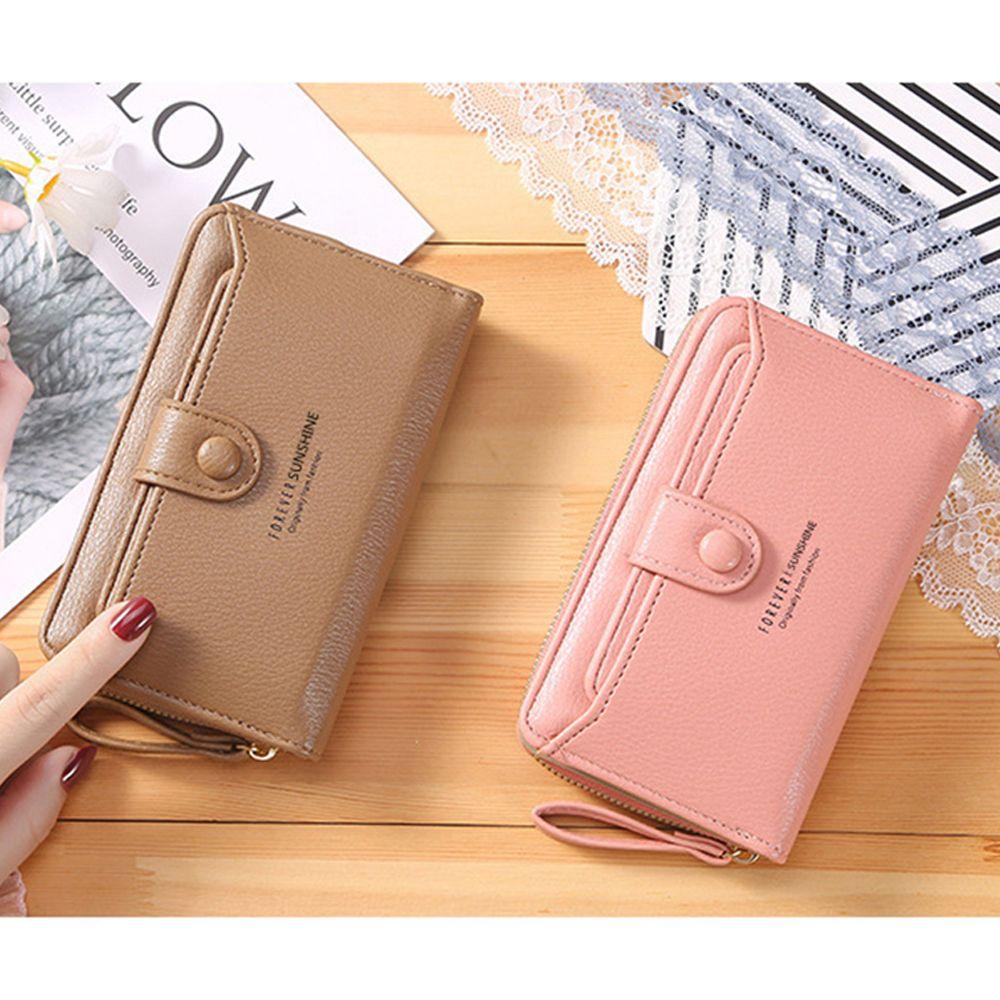 UUMIR Ví Dài Đựng Thẻ / Điện Thoại Thời Trang Hiệu Cartera Mujer Giá Đỡ