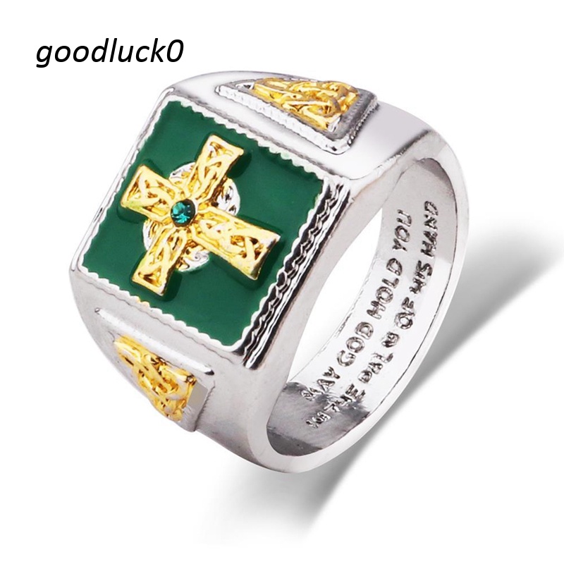 Nhẫn Hình Thánh Giá Phong Cách Gothic Cho Nam