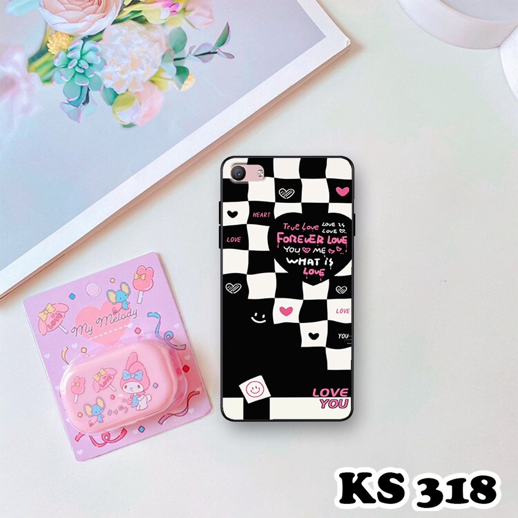 Ốp lưng Oppo F1s - Oppo A59 - Ốp in hình họa tiết caro - Chất liệu TPU siêu bền, sang trọng