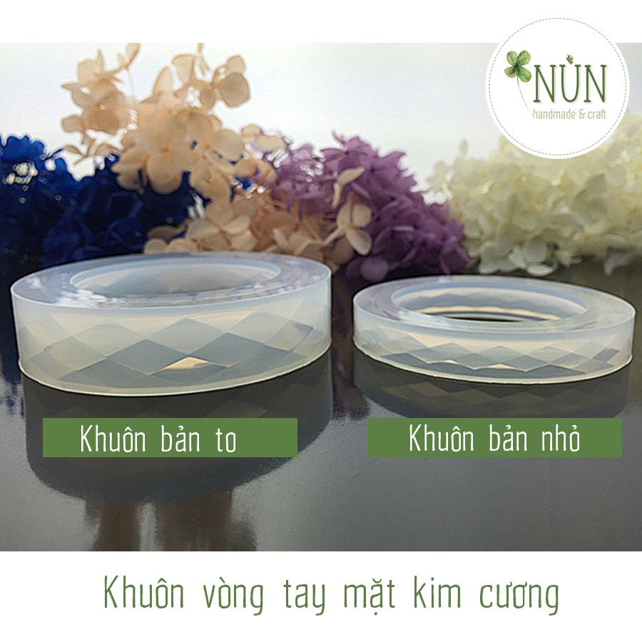 Khuôn Vòng Tay Mặt Kim Cương Làm Handmade