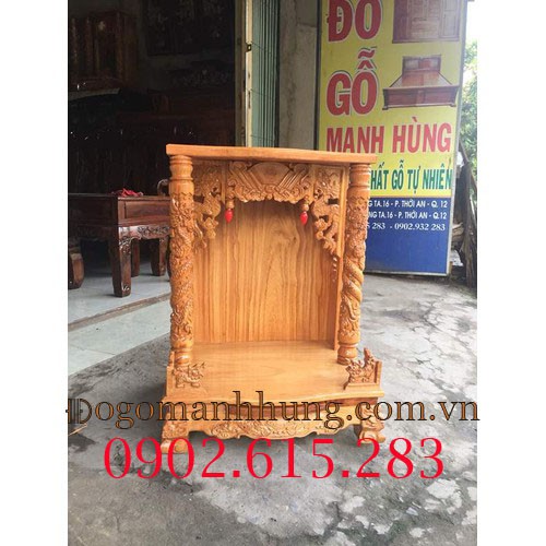Bộ 3 bàn tủ thờ gỗ gõ đỏ- Miễn phí giao hàng, lắp đặt tại nhà ở Hồ Chí Minh