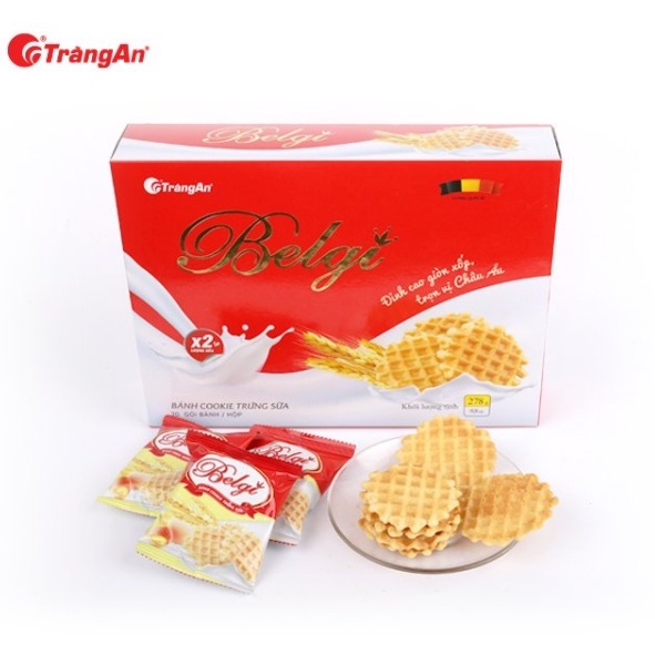 Bánh Trứng Sữa Belgi Tràng An Hộp 278g