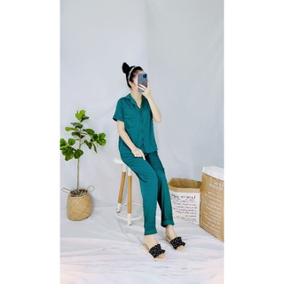 Bộ lụa vic vải dư xịn xò chạm mát rủ mềm mê