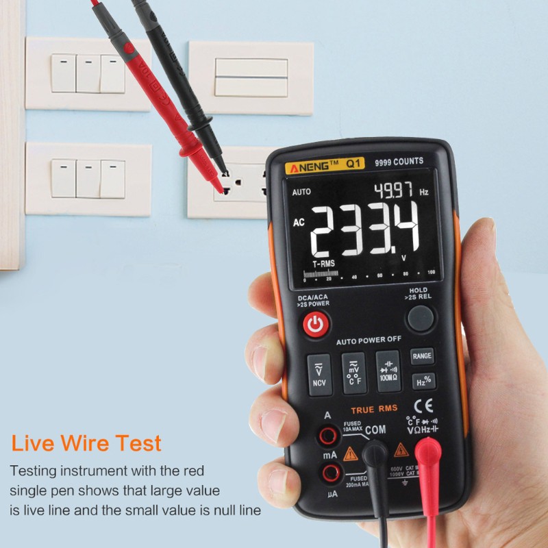 Bộ vạn năng kế kỹ thuật số sử dụng điện AC / DC