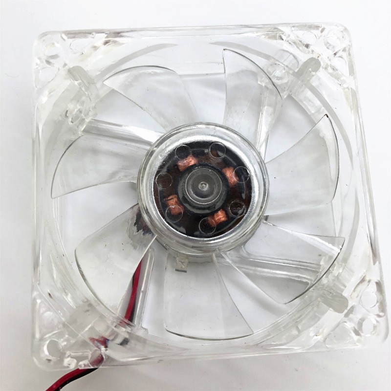 Quạt Led 4 màu 8cm - 12 cm - Fan case led 8cm - 12cm + Kèm ốc