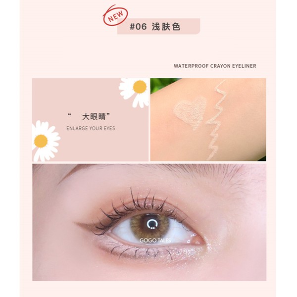 Chì Sáp Kẻ Mắt Chống Nước Không Trôi GOGOTALES Eyeliner Daisy Cúc Họa Mi GT184 [ GOGO TALES ]