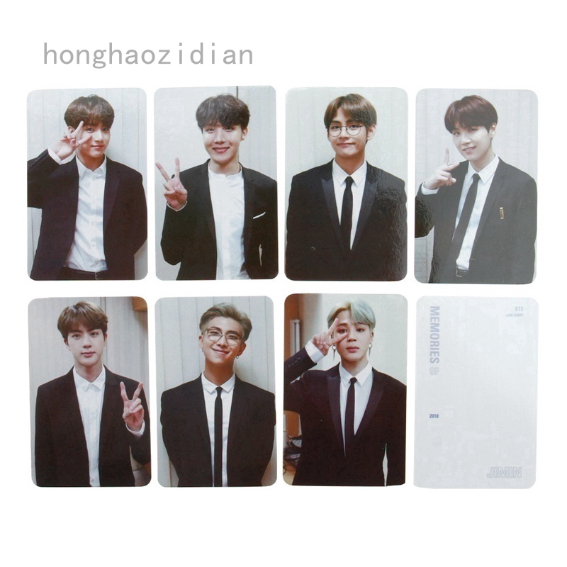 Ảnh thẻ lomo in hình nhóm nhạc bts Jimin / Jung Kook / V / Suga / J-Hope / Jin / Rm