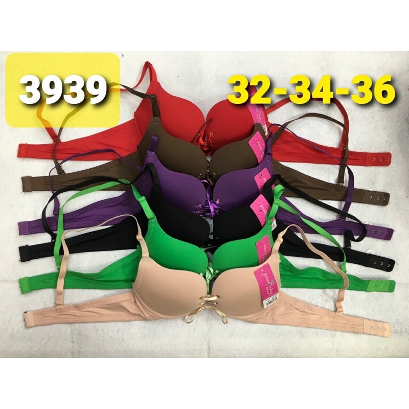 Áo ngực (3939) trơn cài sau có dây rút trước