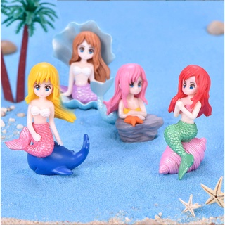 Mô hình Nàng tiên cá full phụ kiện dễ thương trang trí tiểu cảnh