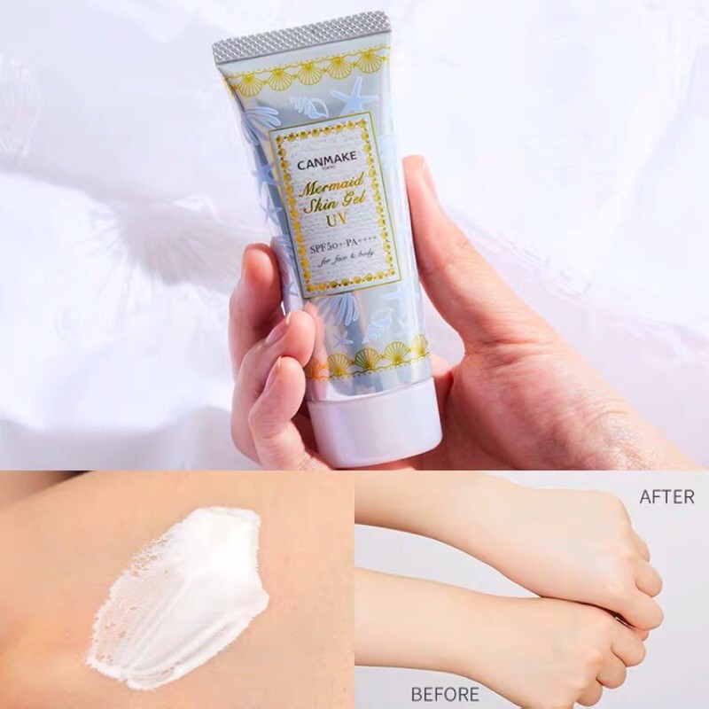 Kem lót chống nắng Canmake Mermaid Skin Gel UV SPF50/PA++++ - 40g