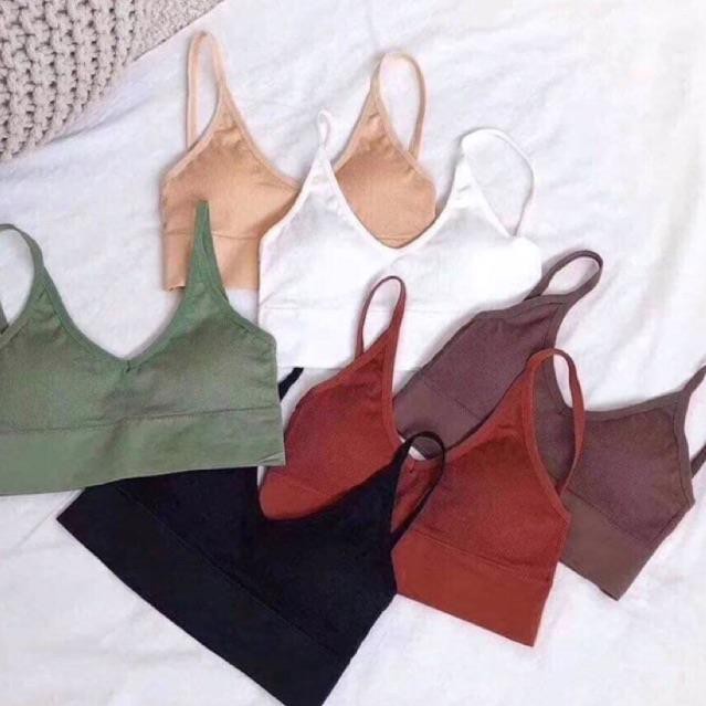 Áo Bra đa năng đệm tháo rời ko gọng Baby Shopping