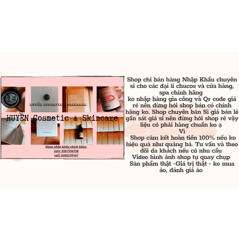 Combo 5 Serum Caramel Essence Viện Da Liễu Nhật Bản Chính Hãng