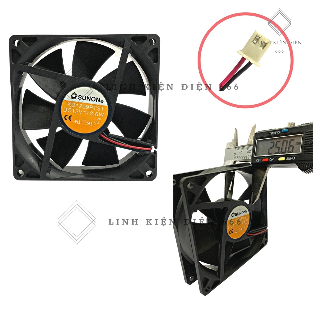 Quạt Tản Nhiệt Laptop Quạt Tản Nhiệt PC Mini Hút Gió Sunon 12V