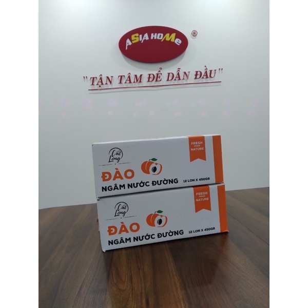 Đào ngâm nước đường Cát Long 425gr | BigBuy360 - bigbuy360.vn
