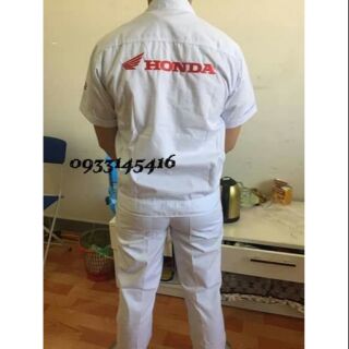 ĐỒNG PHỤC HONDA CỦA NHÂN VIÊN BÁN HÀNG