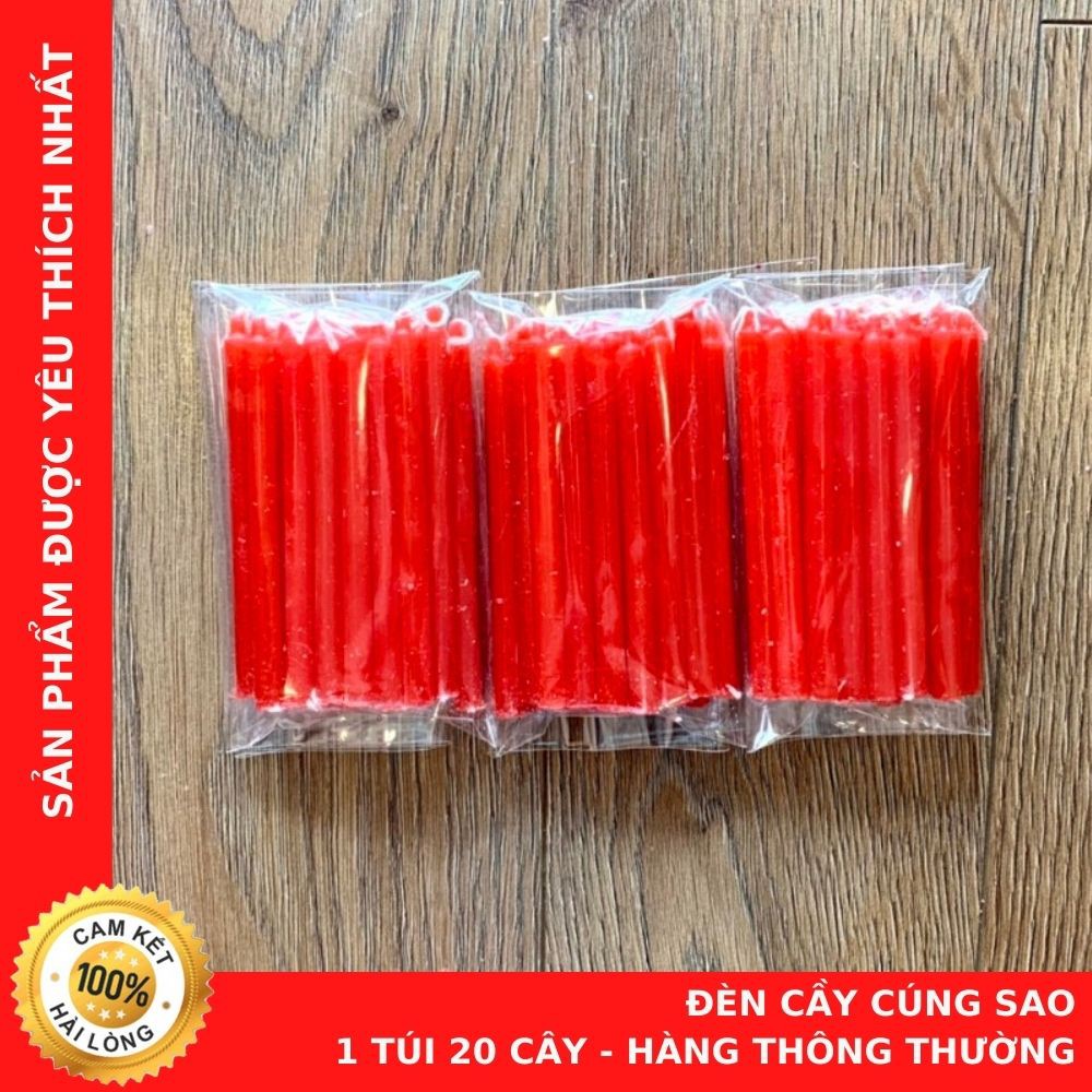 Đèn Cầy Cúng Sao - Hàng Loại Thông Thường - Cửa Hàng Chú Sa Di Hoan Hỉ