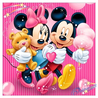 Tranh Đính Đá Kim Cương Toàn Bộ 5d Diy Hình Chuột Mickey