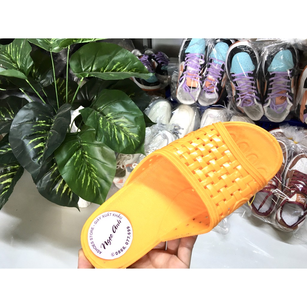 Dép tổ ong VThắng màu vàng mẫu A- size nam nữ  | AShoes VNXK