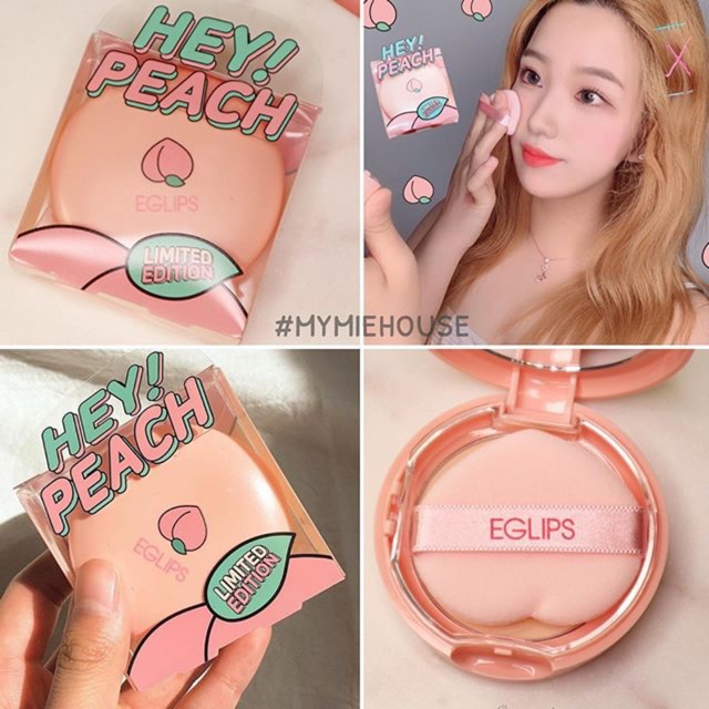 PHẤN PHỦ KIỀM DẦU Eglips Blur Power Pact Peach Edition