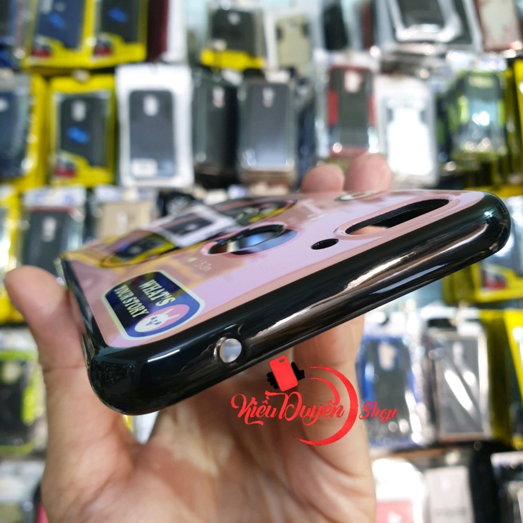 Ốp lưng Xiaomi Mi 8 Lite hình máy ảnh kèm giá đỡ và dây đeo