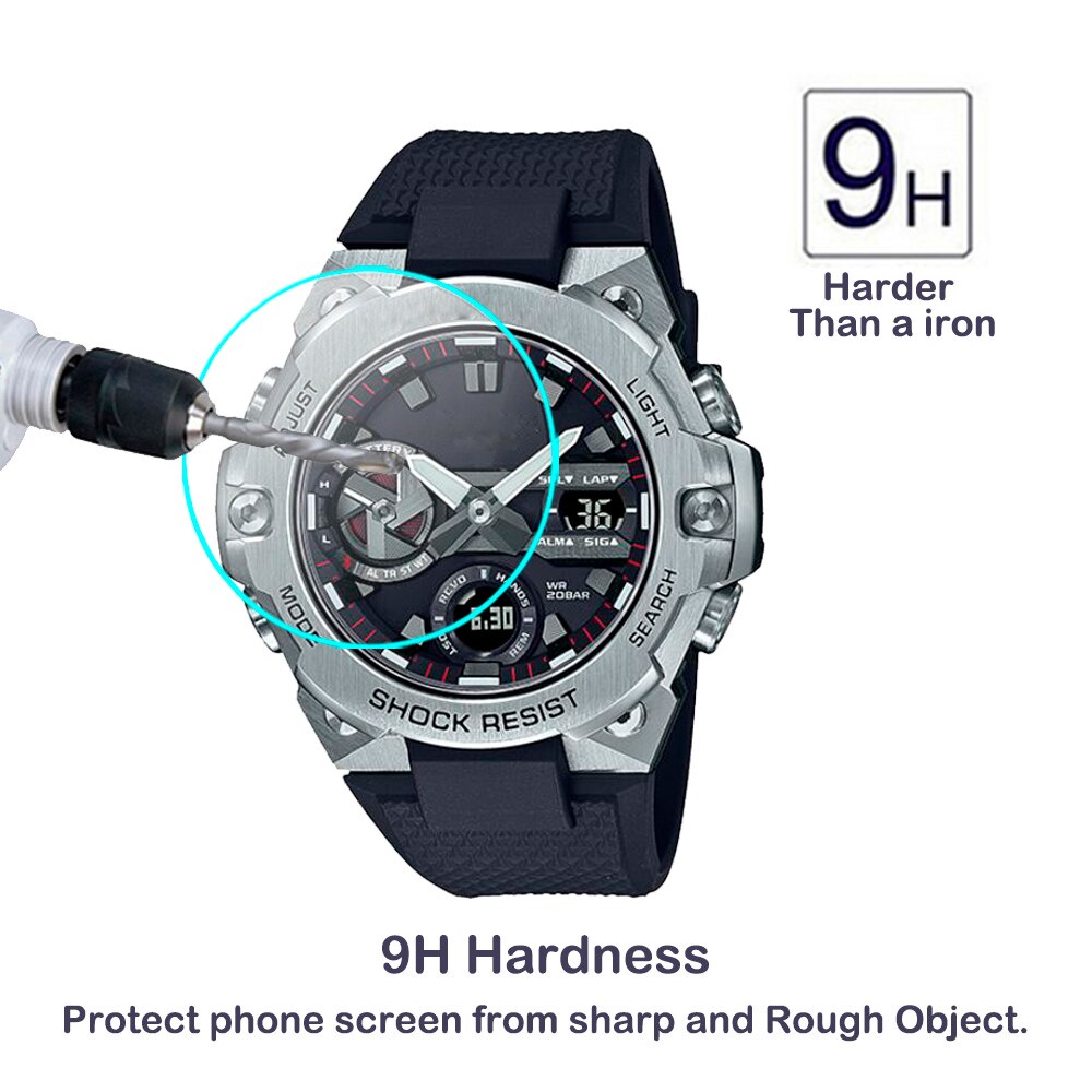 Set 2 kính cường lực YIFILM HD trong suốt bảo vệ màn hình casio g-shock gstb400 gst-b400d gst-b400bd/b400/b400ad 2.5d