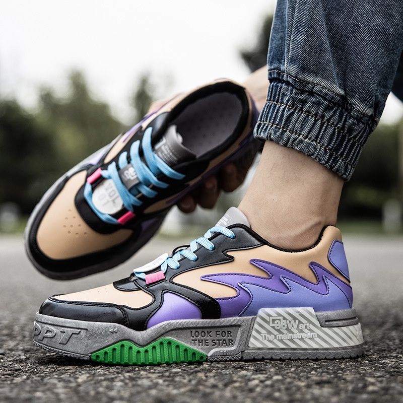 Giày Sneaker Cổ Thấp Phong Cách Đường Phố Châu Âu Thời Trang Mùa Thu Năm 2021 Cho Nam