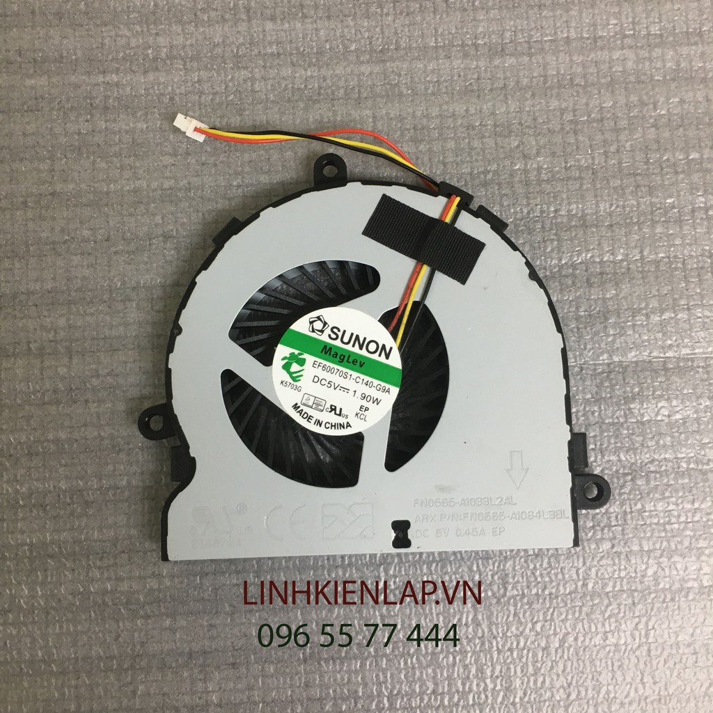 Quạt tản nhiệt laptop dell inspiron 3521 3537 5521 5537 2521 cpu fan