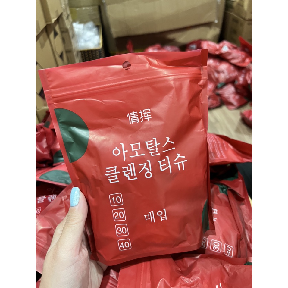 Túi 20 Khăn Giấy Nén Hình Viên Kẹo - Khăn Giấy Nén Đa Năng Hàn Quốc Tiện Dụng Dùng Cho Du Lịch, Đi Chơi Dã Ngoại
