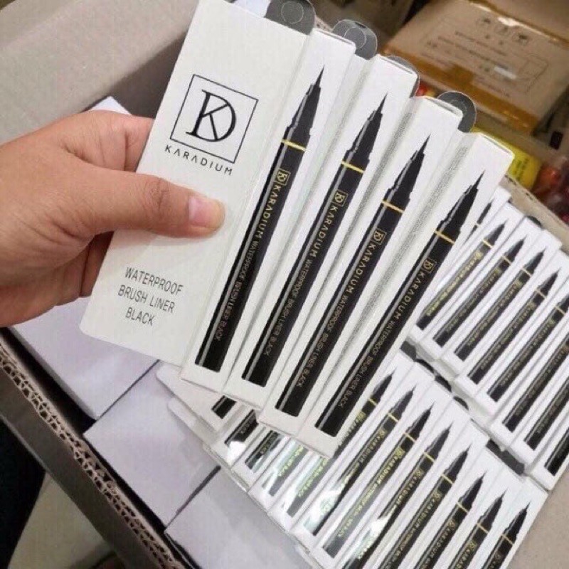 Kẻ Mắt Dạ Karadium Waterproof Brush Liner Black | BigBuy360 - bigbuy360.vn