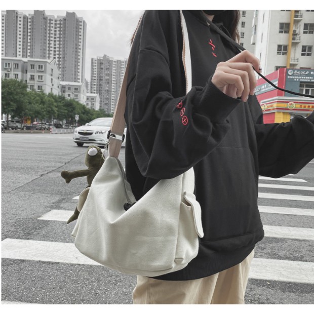 [HÀNG MỚI VỀ]Túi tote Đeo Chéo Vải Canvas Thời Trang Hàn Quốc Đi Học , Đi Chơi dành cho cả nam và nữ tiện dụng BL25