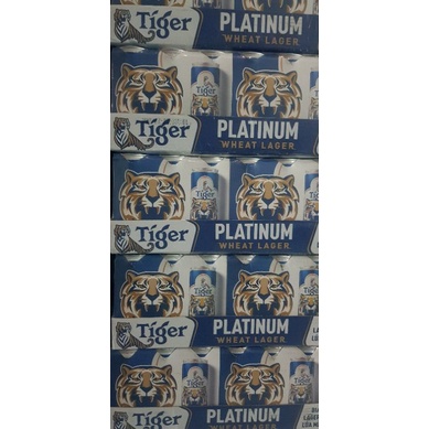 Thùng 24 lon bia lúa mì Tiger Platinum Wheat Lager 330ml/lon
