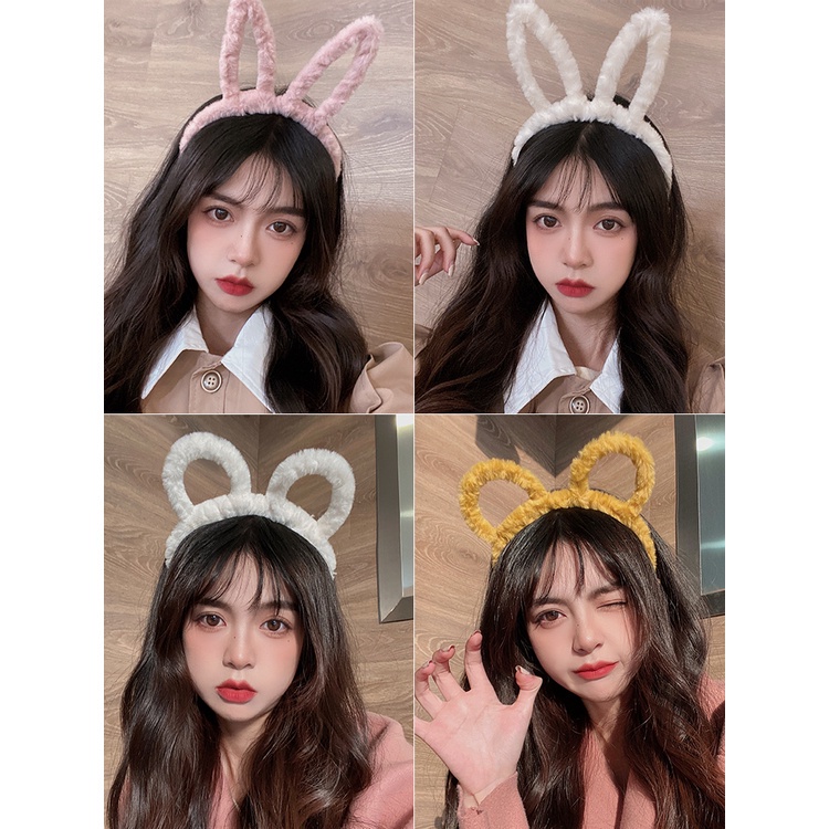 Cài tóc hình tai thỏ dễ thương cho nữ