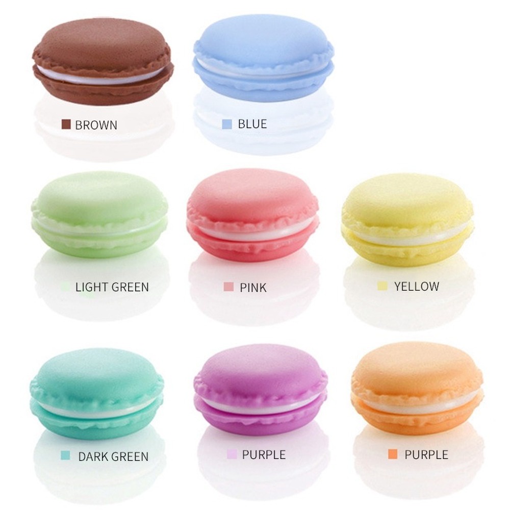 Túi Đựng Trang Sức Mini Hình Bánh Macaron Xinh Xắn