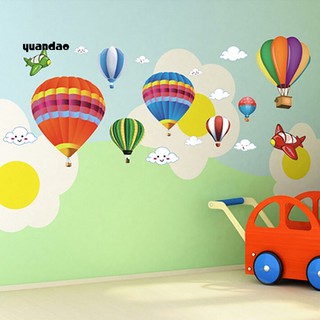 Miếng dán tường hình khinh khí cầu dành cho trang trí nhà cửa