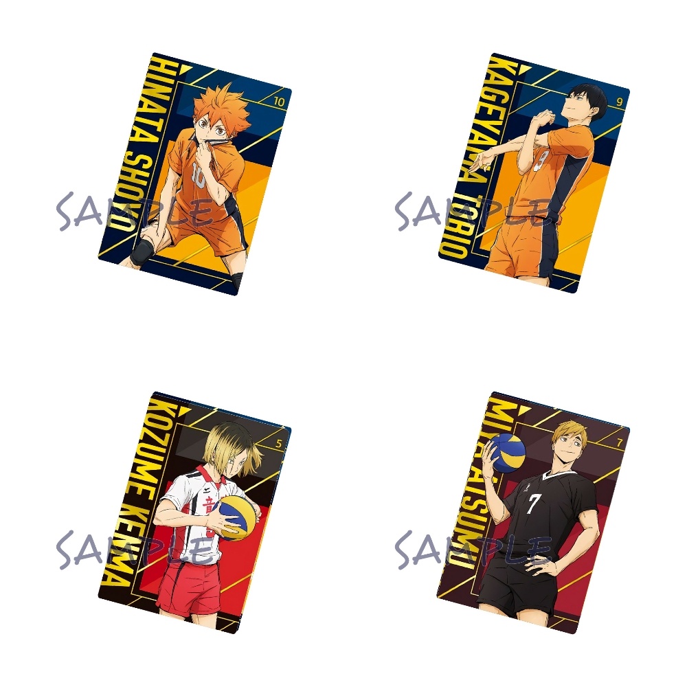 M4 Ảnh thẻ in hình HAIKYUU!! Vua Bóng Chuyền card bo góc viền 5*8cm anime chibi sưu tầm độc đáo