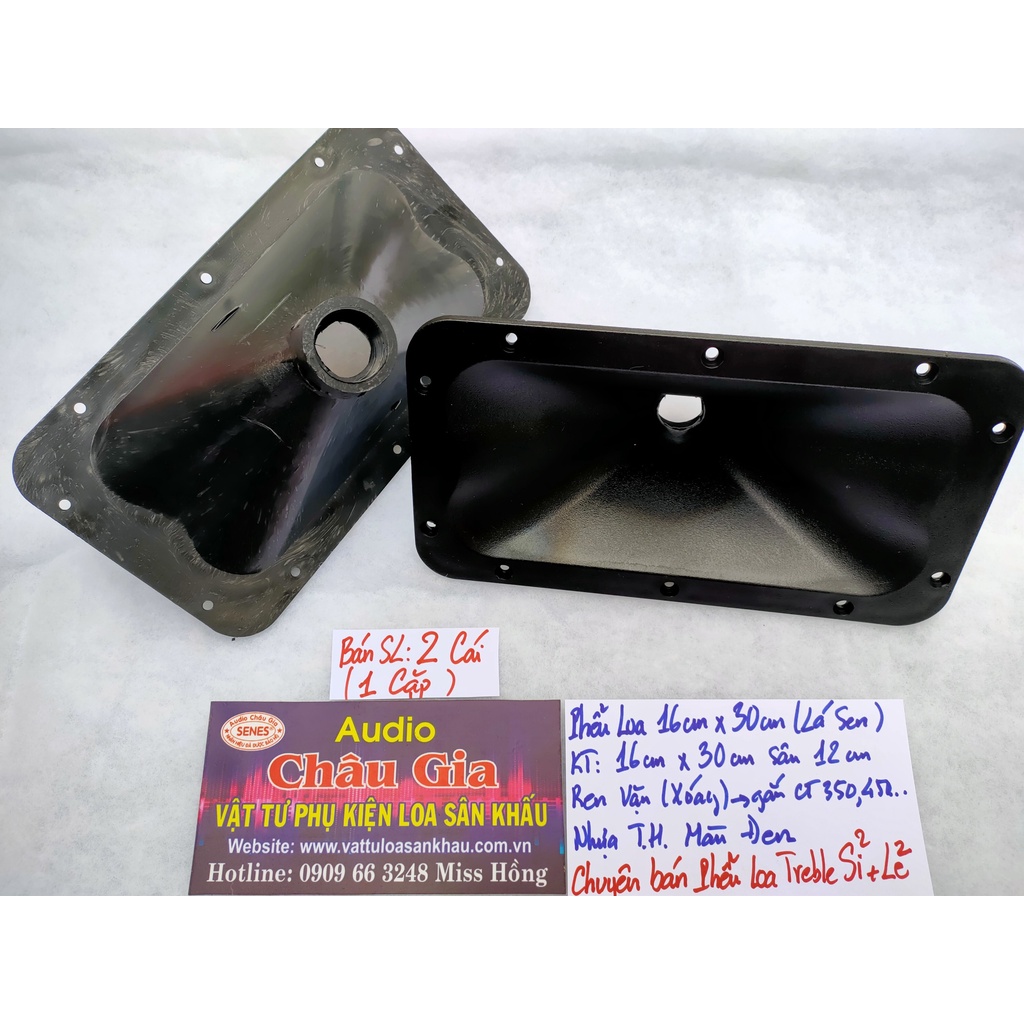 Phễu loa treble 16cm x 30cm 2 cái Audio Châu Gia Chưa Có Đánh Giá