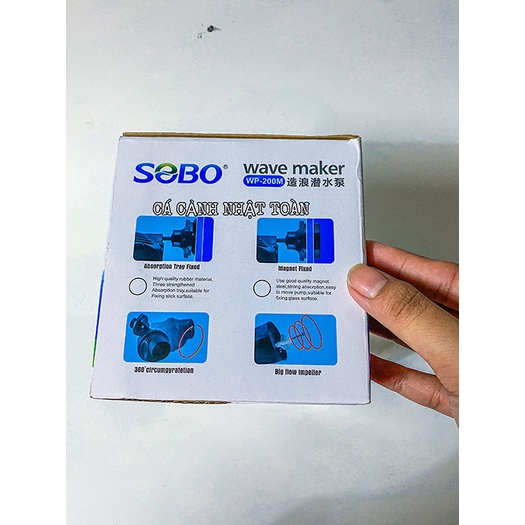 MÁY THỎI LUỒNG TẠO DÒNG NƯỚC CHO BỂ CÁ SOBO WP 200M