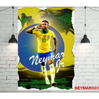 Poster decal dán tường cầu thủ Neymar