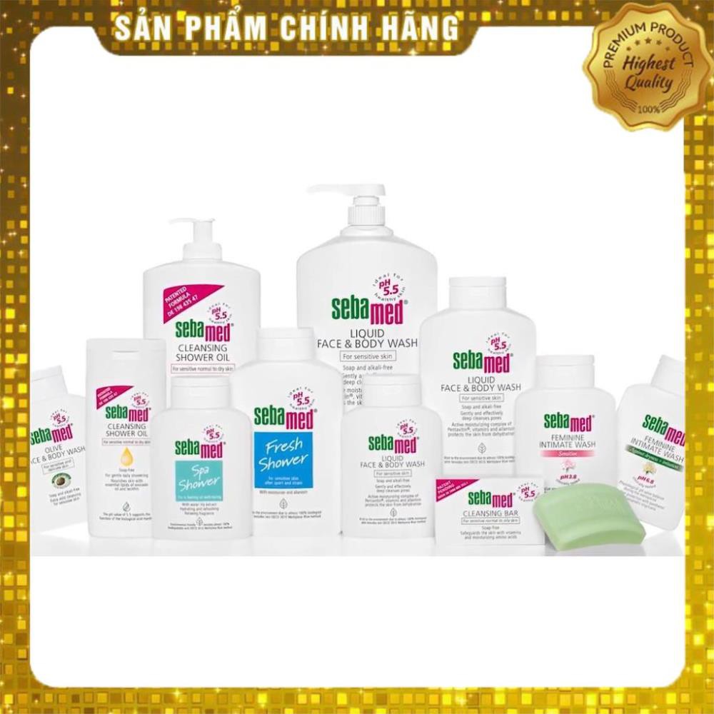 SỮA DƯỠNG THỂ CẤP ẨM TOÀN THÂN CHO DA NHẠY CẢM SEBAMED pH5.5 - 200ML - ĐỨC