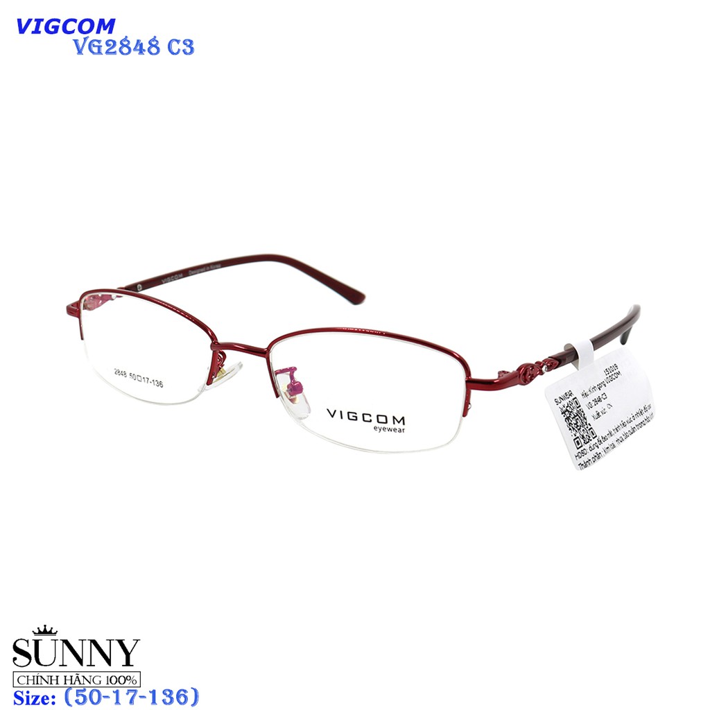 Gọng Kính Unisex Vigcom VG2866