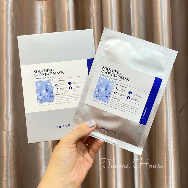 Mặt Nạ Trắng Da Dr Pepti SOOTHING BOOST-UP Mask