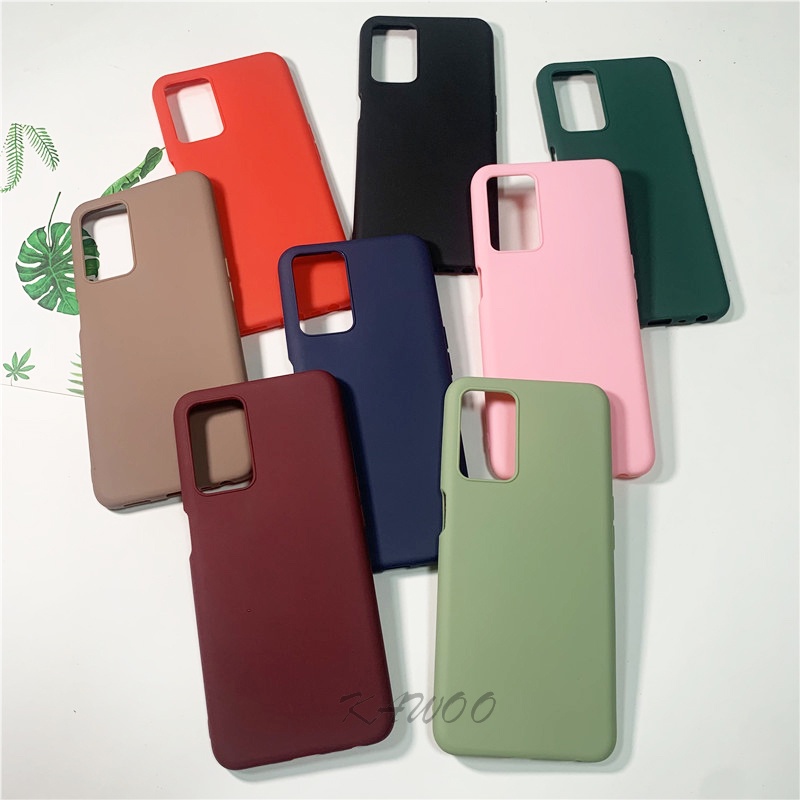 Ốp Điện Thoại TPU Silicone Dẻo Mỏng Màu Kẹo Ngọt Cho Oppo A36 A95 4G A76 A96 Reno 6Z