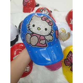 NÓN ĐÍNH ĐÁ HÌNH HELLO KITTY CÁNH THIÊN THẦN