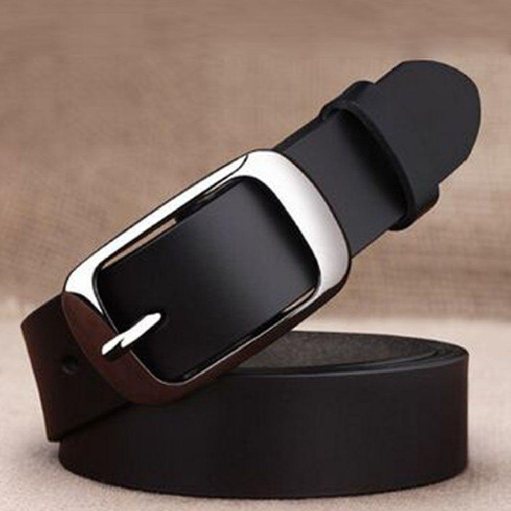 Thắt Lưng Da Bò Màu Đen / Nâu / Nâu Thời Trang Dành Cho Nữ