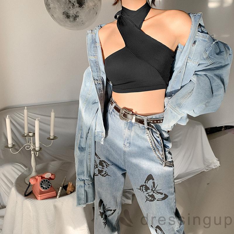 Áo Cổ Yếm Hở Lưng Cá Tính Hợp Thời Trang Cho Nữ | BigBuy360 - bigbuy360.vn