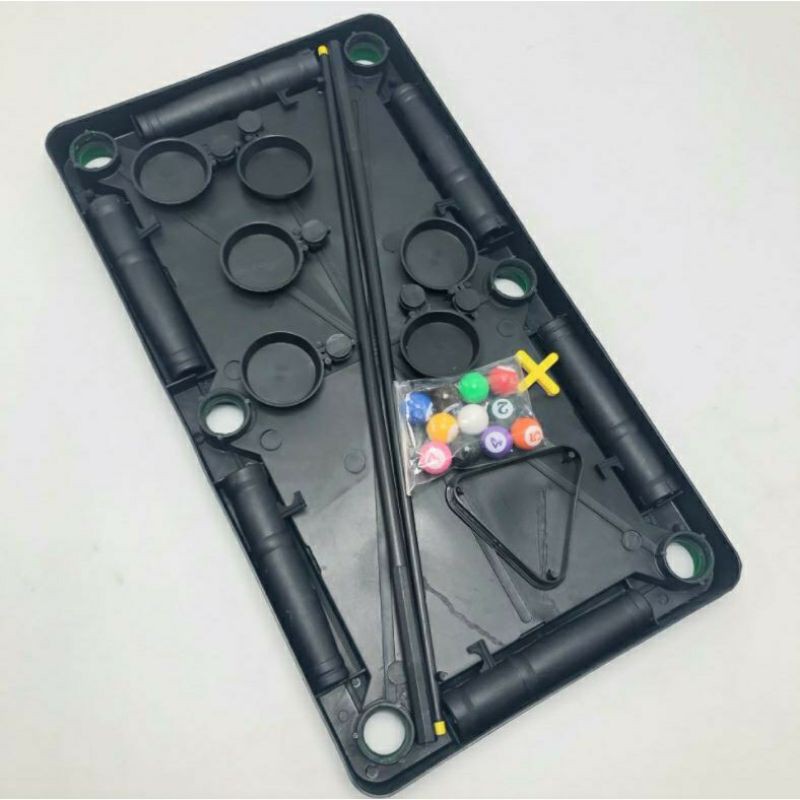 Bàn Bi a Mini BoBa Store Bàn Bida Mini giá rẻ cho trẻ em và người lớn, 10 bi Đánh Số - Mặt bàn Nỉ không bong