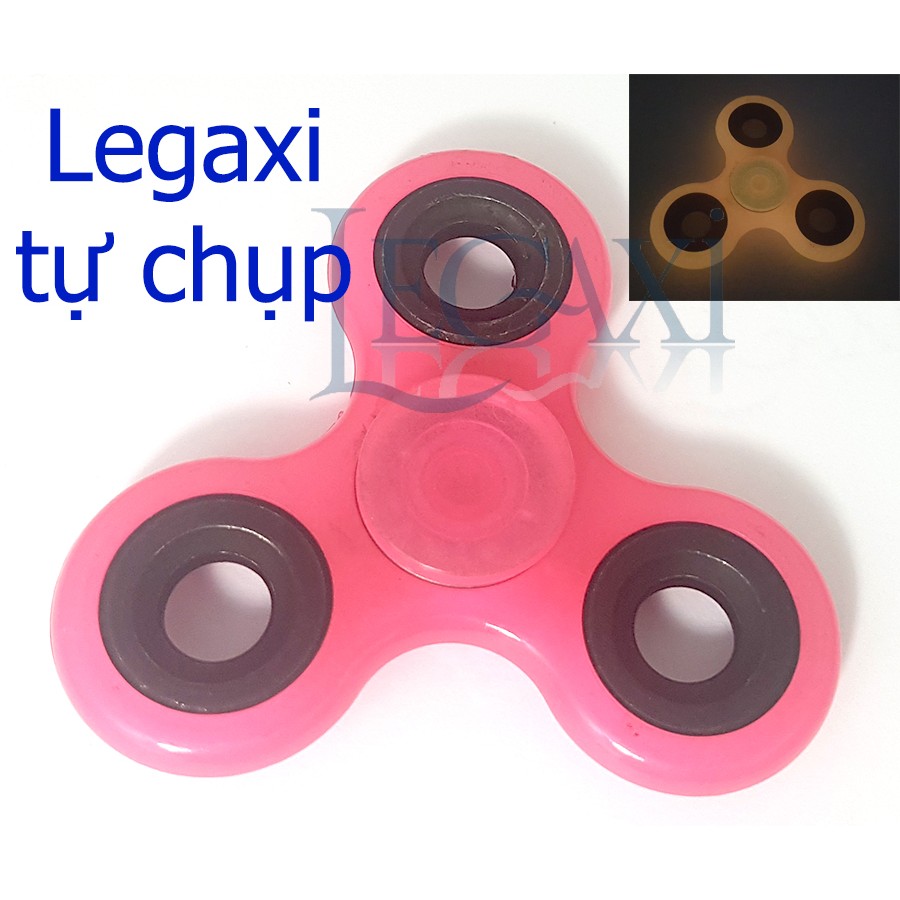 Hand Fidget Spinner 3 cánh DẠ QUANG PHÁT SÁNG TRONG ĐÊM 30-60 giây Legaxi HST7