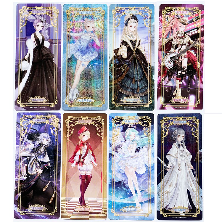 Bộ thẻ bài Ngôi Sao Thời Trang Miracle Nikki S7 Mê Chi Các 7 - postcard, bookmark