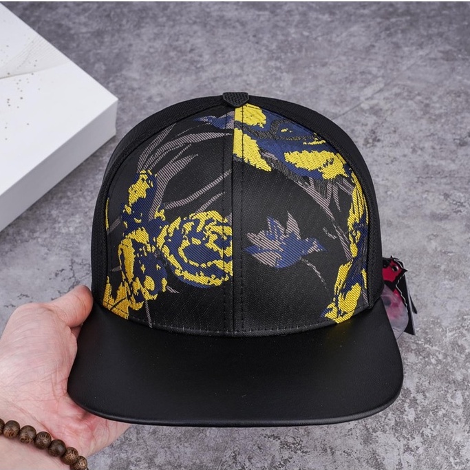 Nón Sơn snapback chính hãng dành cho nam chất liệu phối da cao cấp MC210F - Hùng Nón Hiệu