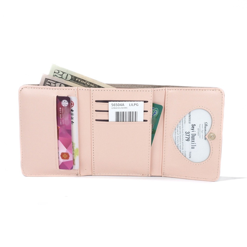 [Mã WAMT2405 giảm 10K đơn 0K] Ví nữ cầm tay mini PaPu da nhung mềm mịn,logo mèo dễ thương VN18 | BigBuy360 - bigbuy360.vn